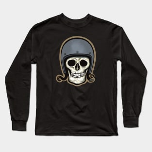 Skull Helmet Long Sleeve T-Shirt